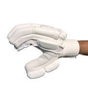 Somi Sapphire Pro All White Cricket Batting Gloves - Indian Cricket Store