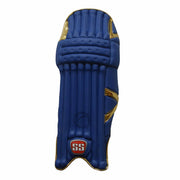 SS Test Opener Navy Blue Gold Coloured Cricket Batting Leg Guard Pads Men's