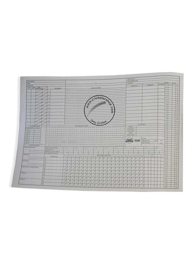 SS Cricket Scorebook - Indian Cricket Store