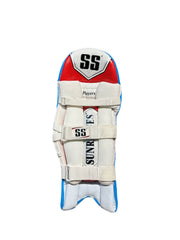 SS Players Sky Blue Coloured Cricket Batting Leg Guard Pads - Indian Cricket Store