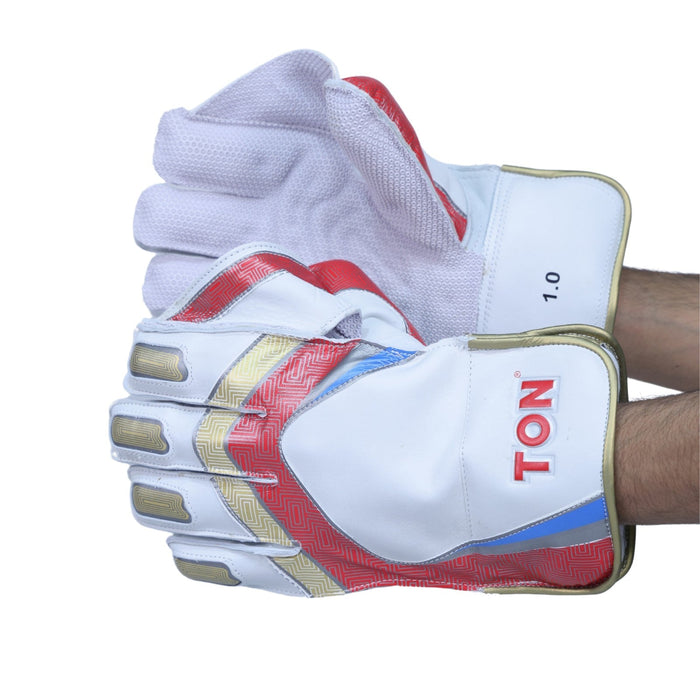 SS TON Pro 1.0 Wicket Keeping Gloves Adult