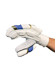 SS Ton RO Rohit Sharma 45 IPL Blue Cricket Batting Gloves Adult - Indian Cricket Store