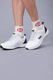 SS White Edition Rubber Cricket Shoes - Indian Cricket Store