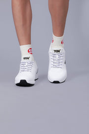 SS White Edition Rubber Cricket Shoes - Indian Cricket Store