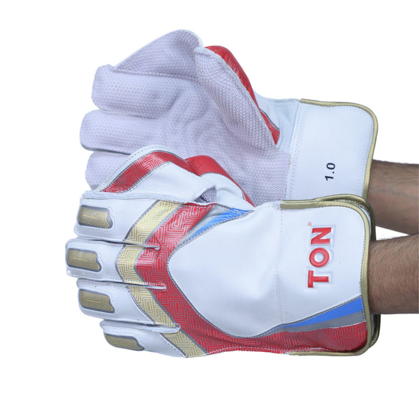 SS TON Pro 1.0 Wicket Keeping Gloves Adult