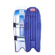 SS Players Series Navy Cricket Wicket Keeping Leg Guard Pads
