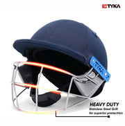Tyka Force Match Mild Steel Grill Cricket with Back Adjuster Helmet - Indian Cricket Store