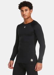 Tyka Pro Cricket Compression Top Long Sleeve Black - Indian Cricket Store