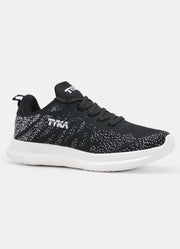 Tyka Wolf Rubber Cricket Shoes Black/White - Indian Cricket Store