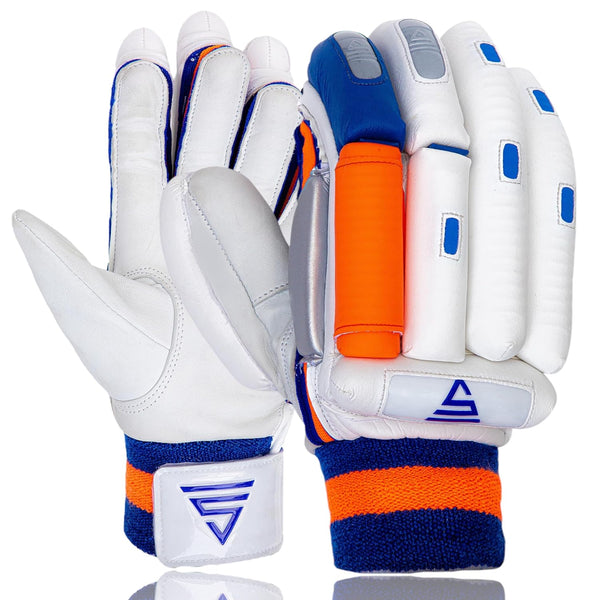 Versant Cricket Batting Gloves Goat Series Orange