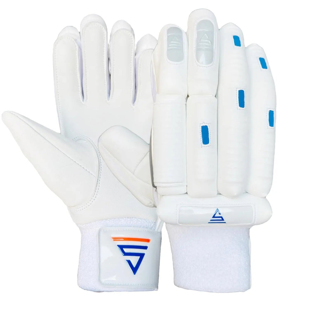Versant Cricket Batting Gloves Goat Series White Size - Indian Cricket Store